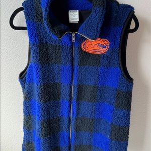 PINK university of Florida Sherpa sweater vest